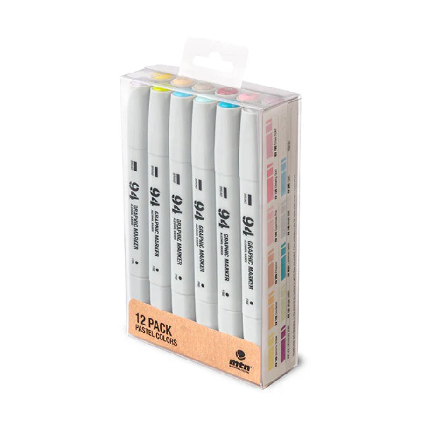 MTN 94 Graphic Marker - Pastel (12pk)